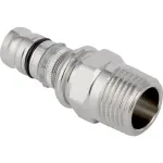 Conexión Geberit serie Mepla con rosca macho: CW617N, d=20mm, R=1/2″, Niquelado